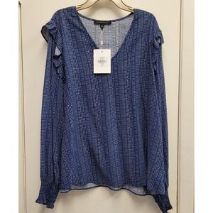 DownEast Meeley blouse Women's‎ size XL shirt